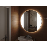 Зеркало с подсветкой для ванной комнаты Ланувио 75 см
