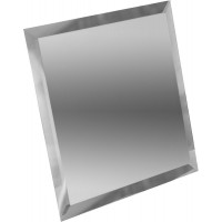 Квадратная зеркальная плитка серебро 120х120 мм